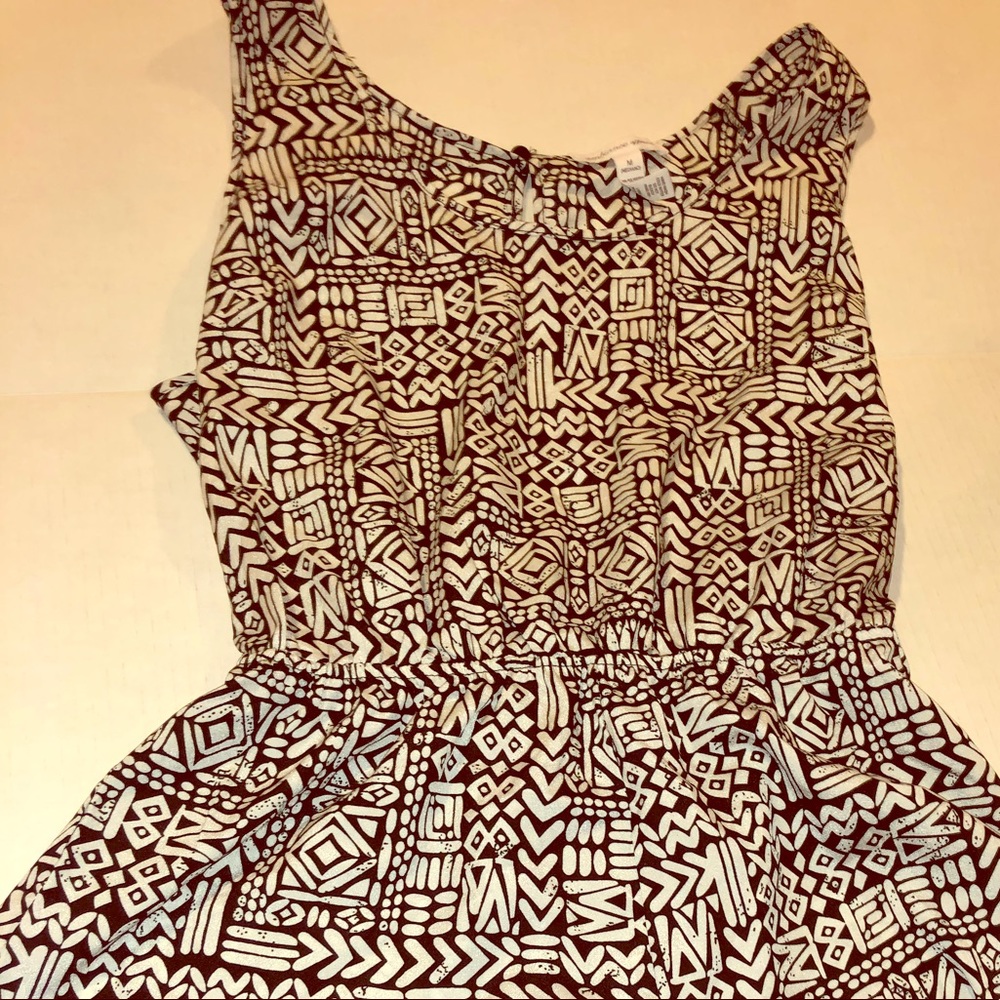 Black and white romper